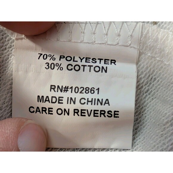 Adore Embroidered Full-zip Hoodie Large White Floral Flowers Boho Colorful - Picture 8 of 13